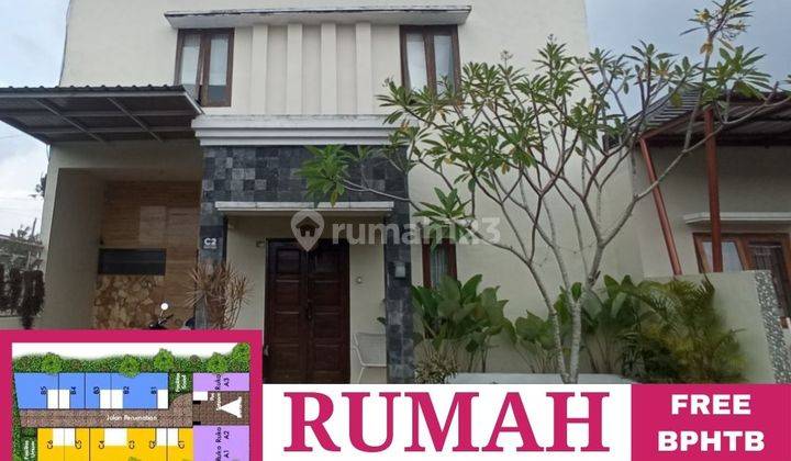 RUMAH 2 LANTAI CLUSTER DI POTORONO BANGUNTAPAN FREE BPHTB JL WONOSARI SBLM KIDS FUN 1