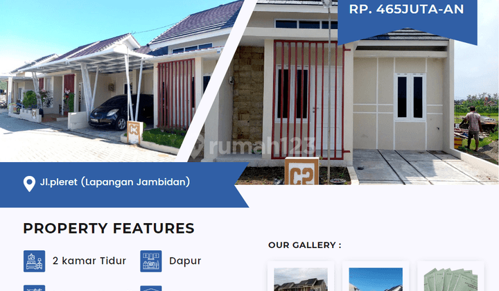 Rumah SHM di Jl.pleret (selatan Lapangan Jambidan), Yogyakarta 1