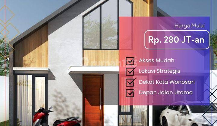 Rumah Murah Scandinavian di Karangmojo Wonosari Bisa Kpr SHM 1