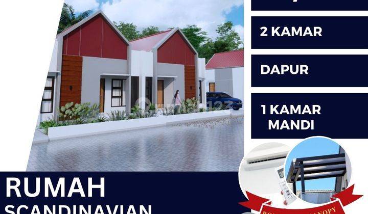 Rumah Cantik Scandinavian di Karangmojo Gunungkidul Bisa KPR SHM 1