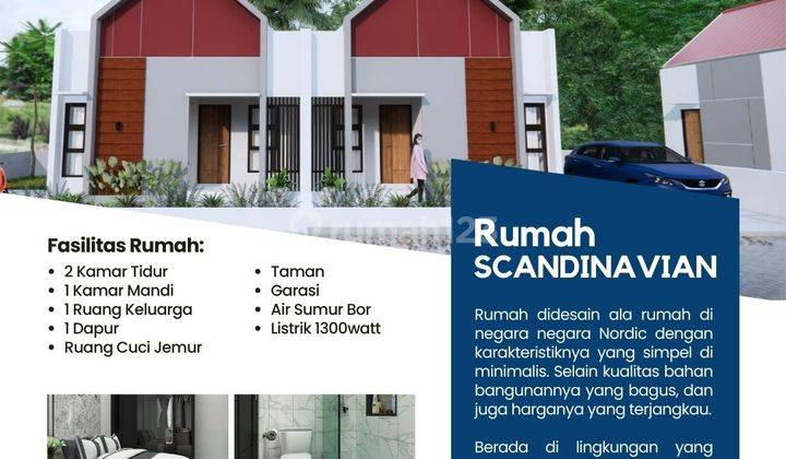 Rumah Scandinavian Murah diKarangmojo Dekat Wonosari Kota SHM KPR 1