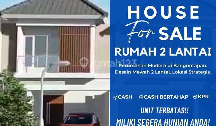 Promo Rumah Baru 2 Lt di Banguntapan 10 Menit Ringroad Giwangan 1