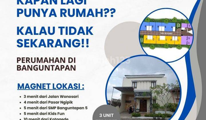 Rumah 2 Lt Di Potorono Banguntapan 5 Mnt Jl Wonosari Dkt Kotagede 1