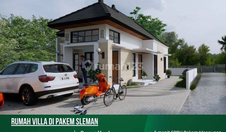 Rumah Villa Pakem Asri Dekat Wisata Merapi, Uii Kaliurang Sleman  1