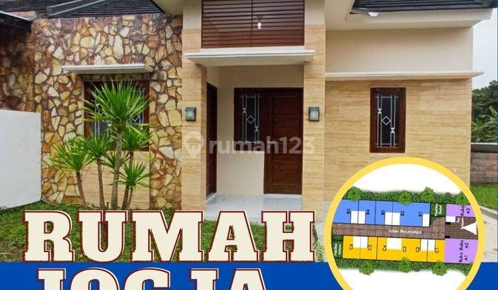 RUMAH JOGJA MINIMALIS MODERN 2 LANTAI FREE BPHTB BISA KPR CLUSTER DI JOGJA TIMUR 1