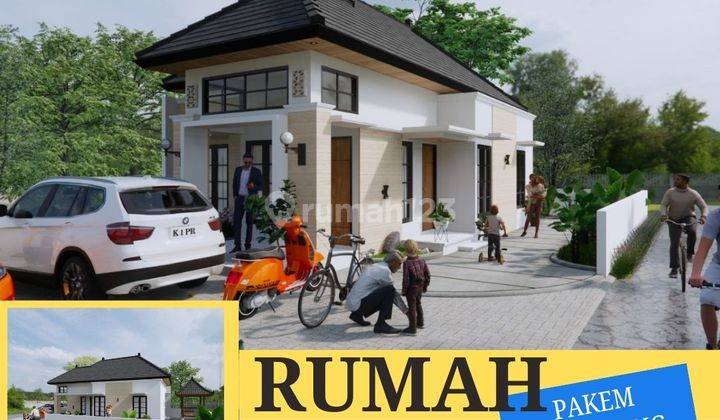 Rumah LT 208 Hook Bonus Gazebo di Pakem Sleman Dekat Kampus UII, Wisata Kaliurang SHM 1