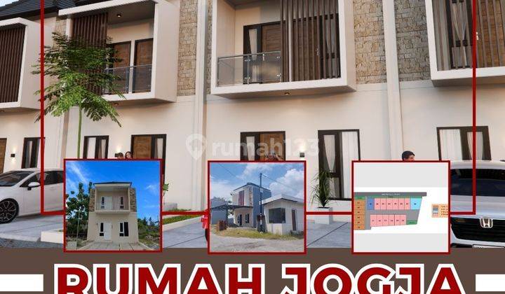 RUMAH MINIMALIS MODERN 2 LANTAI DKT JOGJA KOTA KOTAGEDE,GIWANGAN BS KPR DP RINGAN 1