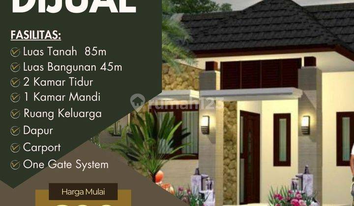 Promo Rumah Modern di Banguntapan Dekat Jl Wonosari,kotagede SHM 1