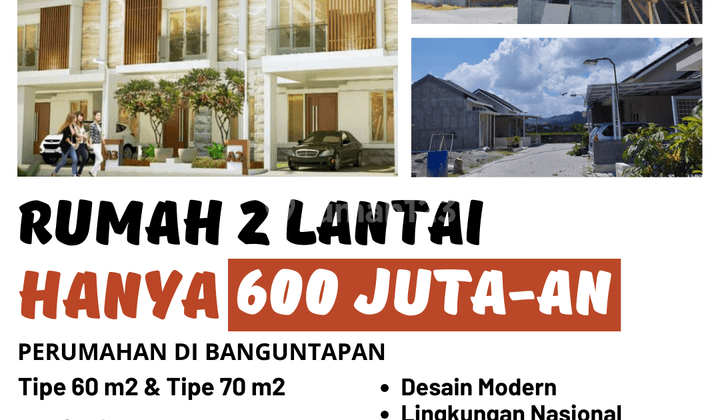 Bisa Kpr Rumah Murah Jogja 2 Lantai Hanya 600 Jutaan Dp Ringan 1