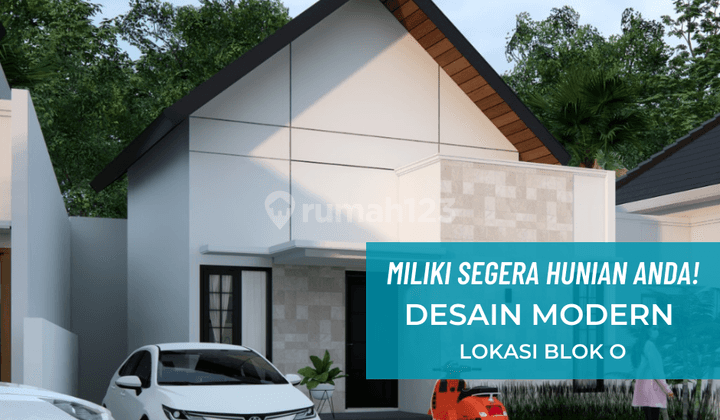 Kavling Siap Bangun, Desain Minimalis Modern Dekat Blok O, Berbah 1