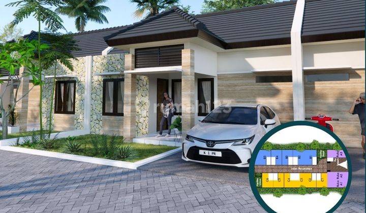 RUMAH MINIMALIS MODERN 1 LANTAI UNIT TERAKHIR DI BANGUNTAPAN JLN WONOSARI SBLM KIDS FUN BS KPR 1