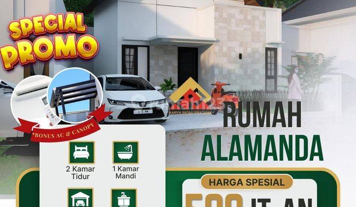 Rumah Baru di Berbah Dekat Ringroad Blok O,10 Mnt Ambarukmo Plaza 1