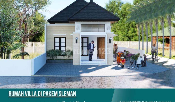 Rumah Villa Hook Dgn Gazebo di Pakem Dkat Wisata Kaliurang Sleman 1