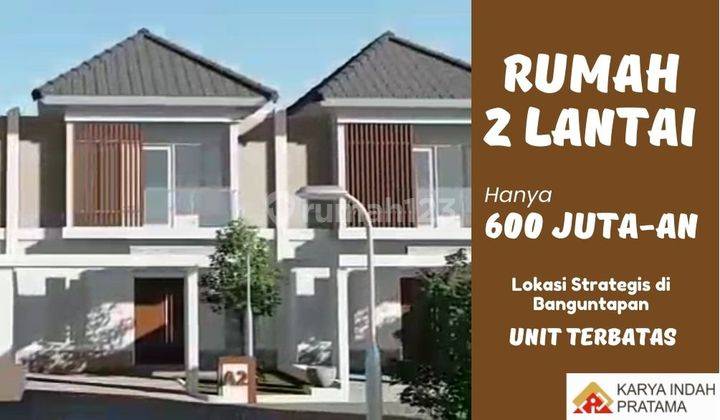 Rumah Murah Jogja 2 Lantai 600 Jutaan Perumahan Dkt Giwangan 1