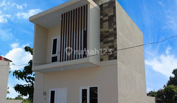 RUMAH JOGJA DESAIN MINIMALIS MODERN 2 LANTAI LOKASI STRATEGIS DI BANGUNTAPAN BANTUL BISA KPR DP RINGAN 2