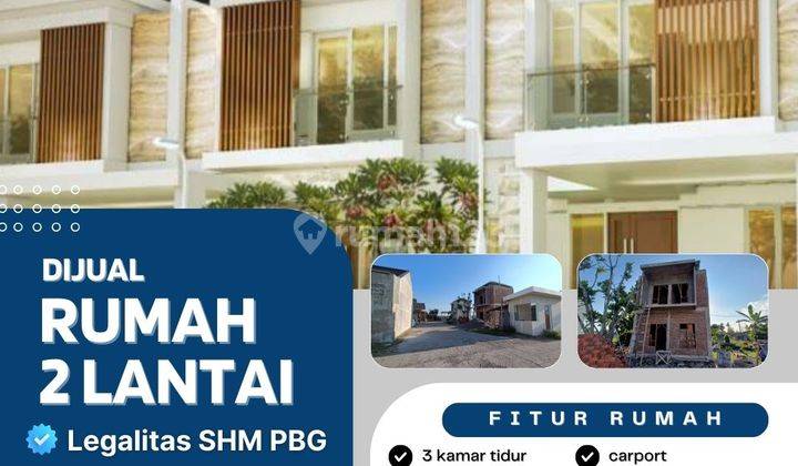 Rumah 2 Lt Siap Bangun di Banguntapan Bantul Dekat Ringroad SHM 1