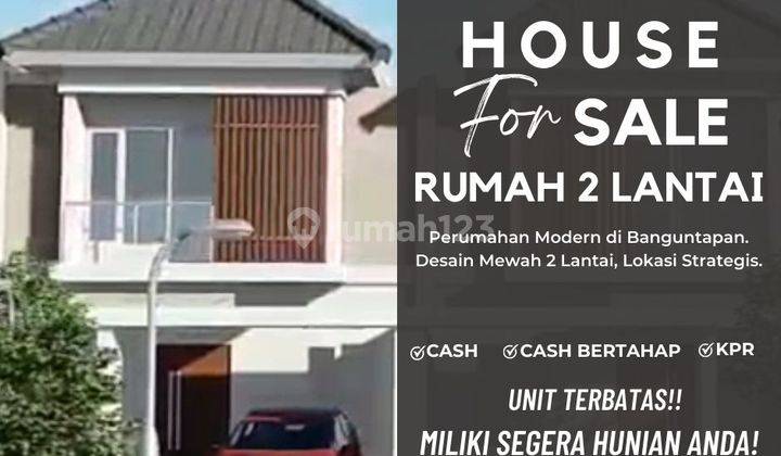 Bisa Kpr, Rumah 2 Di Banguntapan Dekat Jogja Kota, Giwangan 1