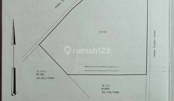 Tanah Kavling Prime Komersial di Area Menteng 2