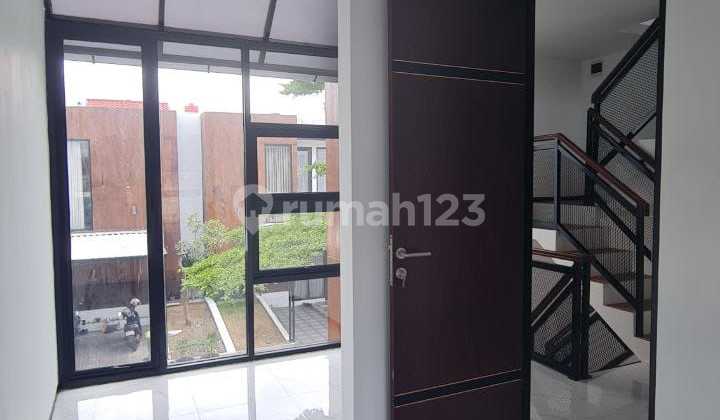 Modern Minimalist House with Swimming Pool Within a Cluster in Antapani Bandung 2