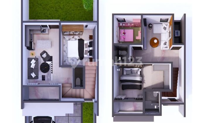 New Modern Style 2-Story House in a Cluster at Antapani Bandung 2