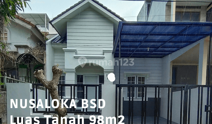 For Sale Brand New Rumah  1¹/⁴ Lantai Model Classic Di Nusaloka BSD 
 1