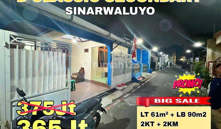 Rumah Mezzanine Sinarwaluyo Siap Huni Dekat Rs, Rsud, Kampus, Ada 1