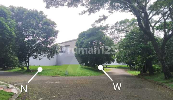 MURAH!!! Dijual Kavling Hook view sejuk arah sungai dan pepohonan, lokasi di Delatinos BSD 2