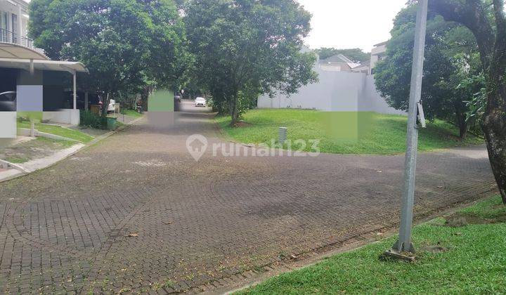 MURAH!!! Dijual Kavling Hook view sejuk arah sungai dan pepohonan, lokasi di Delatinos BSD 4