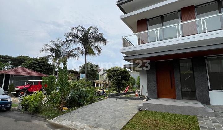 Rumah Citra Garden 6 Hoek Bangunan Baru Bagus View Taman 2