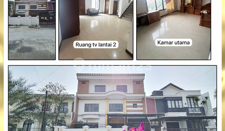 Rumah Regency Villa Melati Mas. 3 Lantai . Hadap Timur