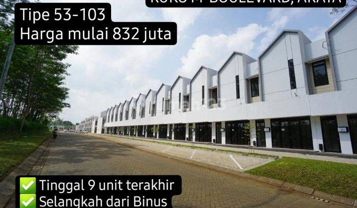 RUKO M-BOULEVARD ARAYA MALANG SELANGKAH DARI BINUS 1