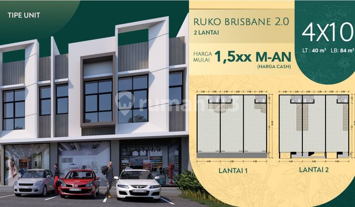 Ruko One Easpoint Dekat East Coast Mall, Its, Univ Hang Tuah
