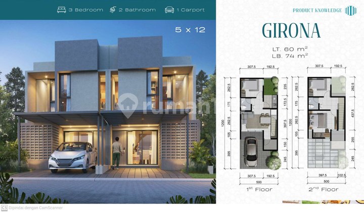 Rumah Baru Prime Hills Estate Kedamean Gresik,dekat Exit Tol Klbm 1