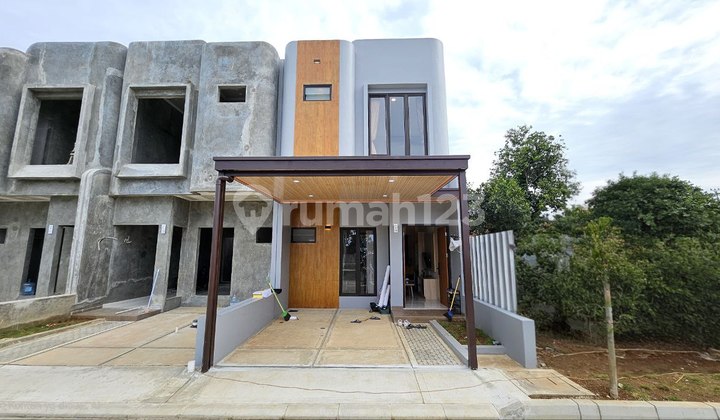 Rumah Dijual 2 Lantai Siap Huni Dekat Stasiun Jatake Tanpa Biaya Biaya