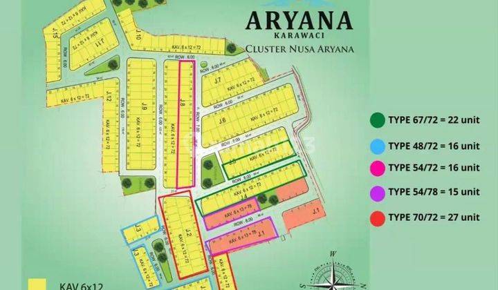 Rumah Dibawah 1 Man Cluster Aryana Karawaci Tangerang Dekat Exit Tol Karawaci 2