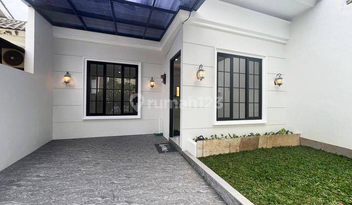 Rumah Baru Kencana Loka Bsd City 1 Lantai Semi Furnished Siap Huni Dekat Pasar Modern Bsd, Tol  1