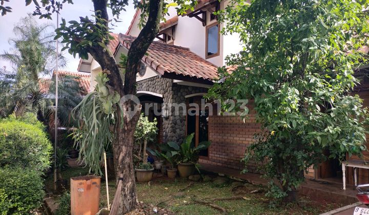Rumah Luas Tanah Besar di Cluster Dekat St MRT Lebak Bulus & St KRL 1