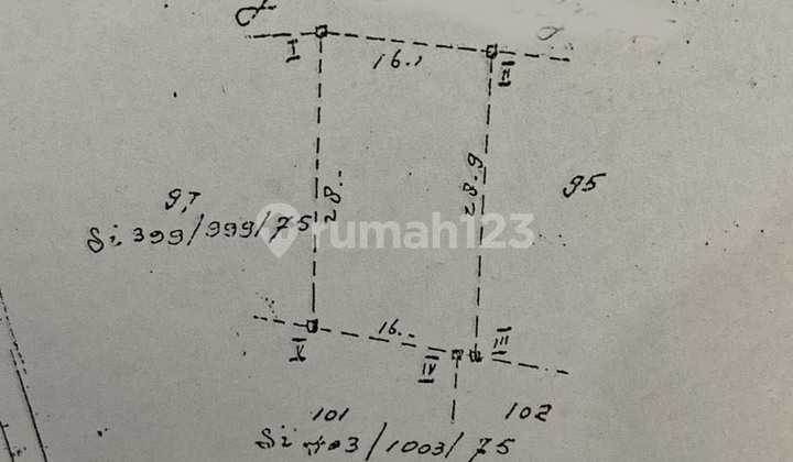 For Sale Land-Counted House, Wide Road Access in Pondok Indah (Jp/Cm/Mm)