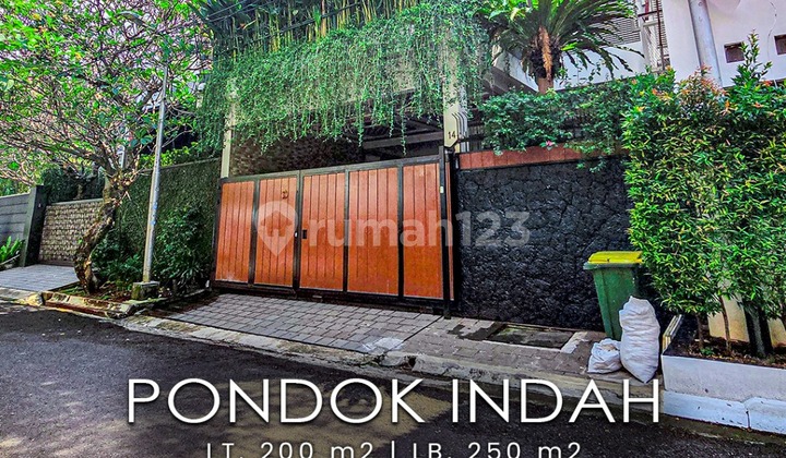 Dijual Rumah Modern Asri Terawat Di Lingkungan Tenang Pondok Indah (IN/MM)