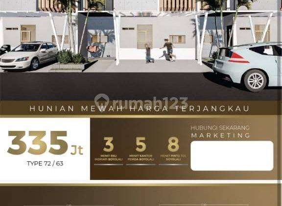 Jual Rumah 2 Lantai Scandinavian Di Boyolali Hanya 300jtan Type 72 63 1