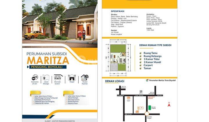 Promo Besar Besaran Jual Rumah Hanya 150jtan Diteras Boyolali Siap Kpr 2