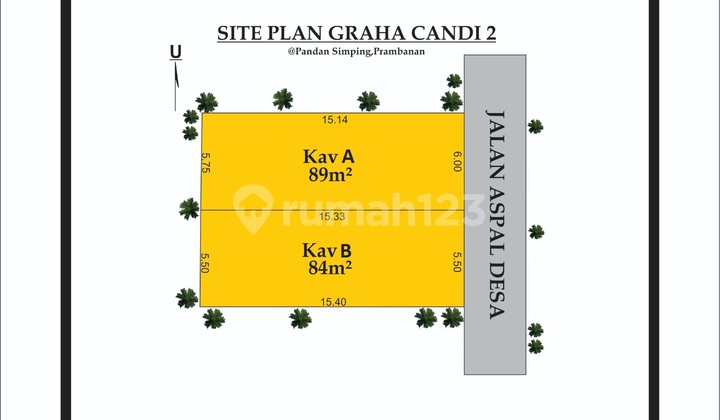 Dijual Rumah Scandinavian Termurah Dekat Jl.jogja Solo Di Prambanan 7