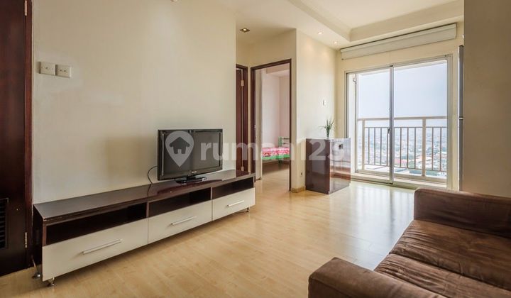 For Rent 2 Bedroom Mediterranean 2 Furnished Apartment Strategic Location Close to Central Park Mall, Neo Soho, Mall Taman Anggrek Citra Land and Tarumanegara University, Ukrida Campus, Podomoro University