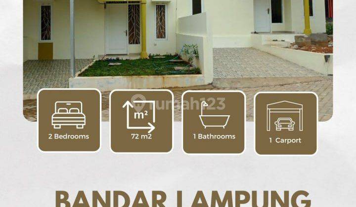 Rumah Murah 250jt di Tanjung Karang Siap Huni 2KM Kampus UBL 1