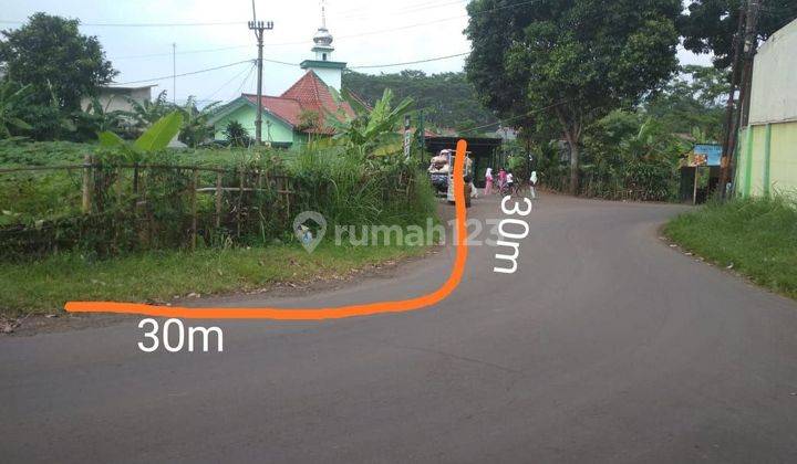 Jual Tanah, Posisi Hook Nempel Jalan Aspal Di Cimahpar Kota Bogor 2