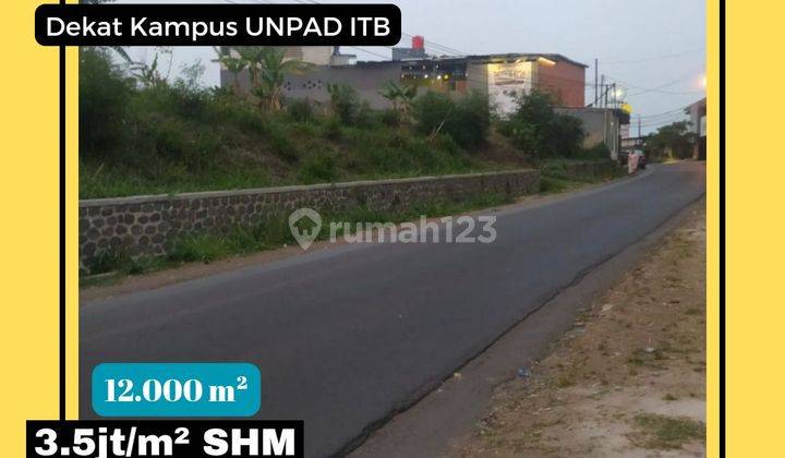 Jual Tanah di Jatinangor Pinggir Jl SHM 200 meter UNPAD ITB  1