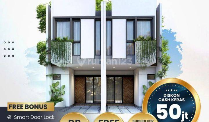 Jual Rumah Depok Murah di Pancoran Mas, 50mtr Jl Raya 300mtr GDC 2