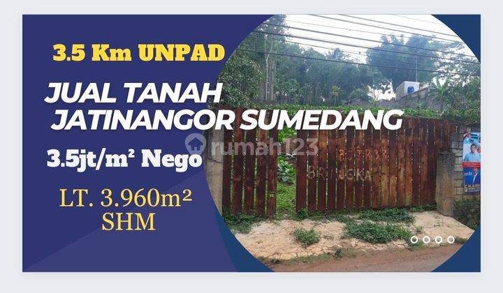 Jual Tanah Jatinangor SHM 3.5Km Kampus UNPAD Siap Bangun 1