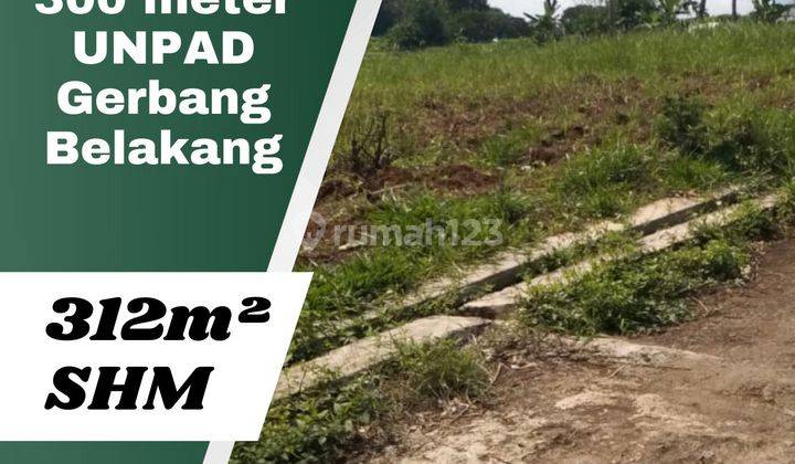 Jual Tanah Strategis 300 meter Gerbang Belakang UNPAD Jatinangor 1