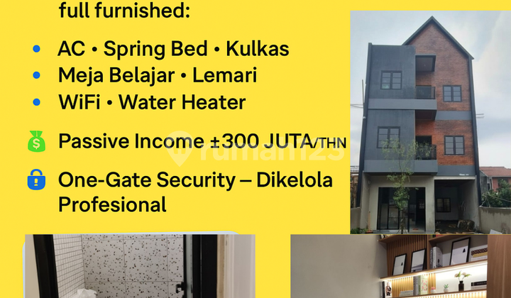 Rumah Kost 16 Kamar Income 300jtaan/thn 2 Menit Ui Depok Rumah Kost 16 Kamar Income 300jtaan/thn 2 Menit Ui Depok